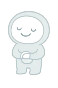 考えるちゃっぴーのイラスト